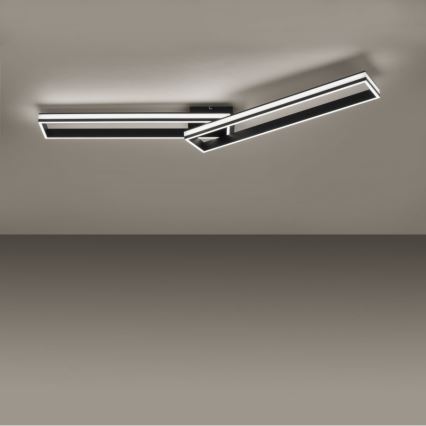 Leuchten Direkt 14701-18 - LED ljusreglerad fastsatt Ljuskrona  ELIS 2xLED/19W/230V + fjärrkontroll 