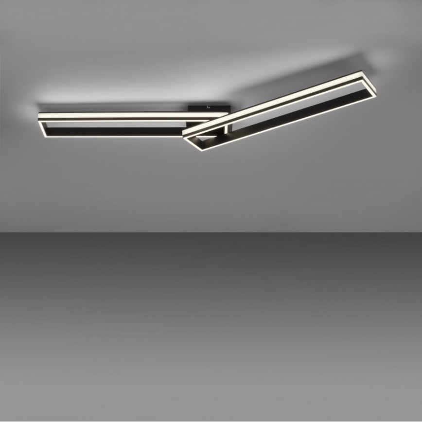 Leuchten Direkt 14701-18 - LED ljusreglerad fastsatt Ljuskrona  ELIS 2xLED/19W/230V + fjärrkontroll 