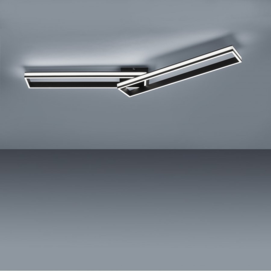 Leuchten Direkt 14701-18 - LED ljusreglerad fastsatt Ljuskrona  ELIS 2xLED/19W/230V + fjärrkontroll 