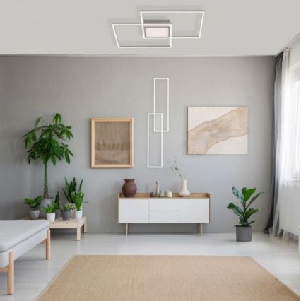 Leuchten Direkt 14711-55 - LED Dimbar taklampa ASMIN LED/42W/230V 3000-5000K + fjärrkontroll