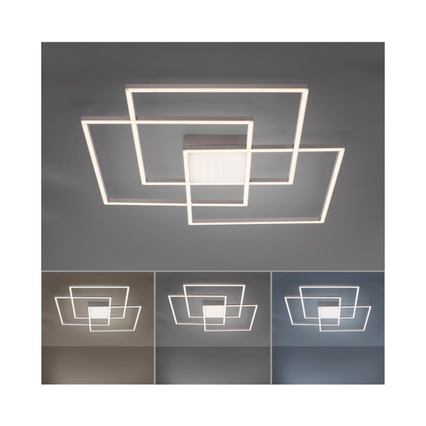 Leuchten Direkt 14713-55 - LED ljusreglerad fastsatt Ljuskrona  ASMIN LED/45W/230V + fjärrkontroll