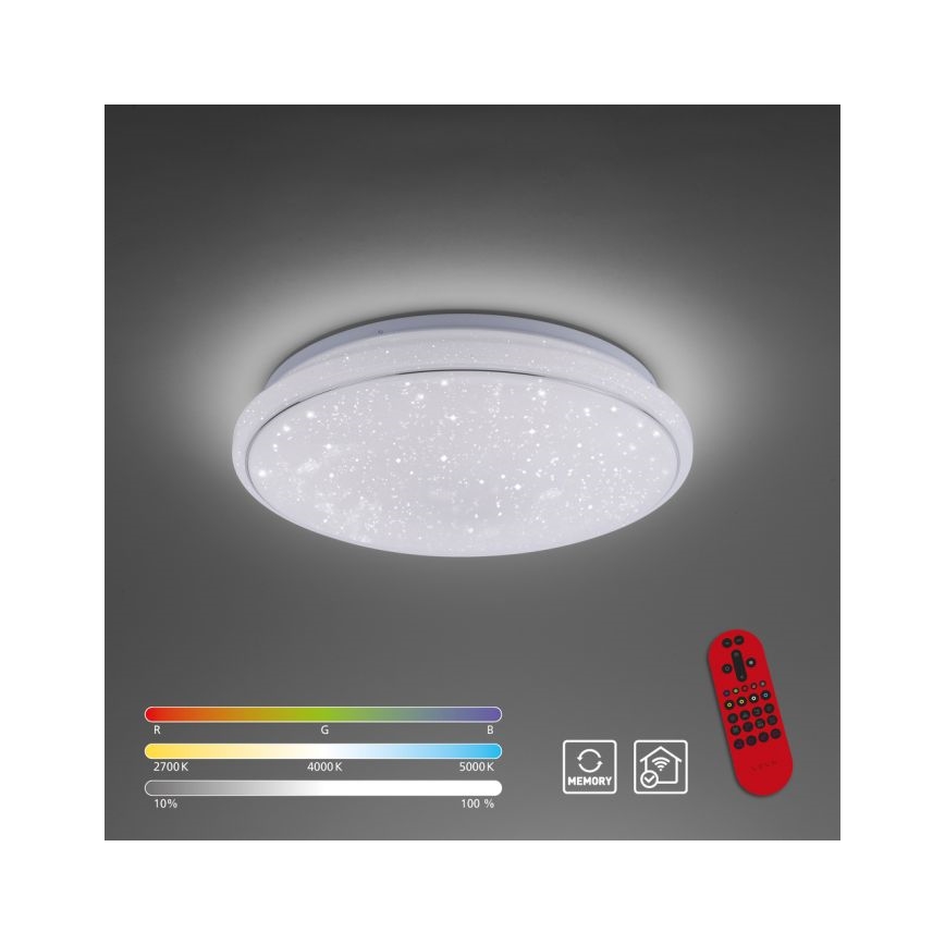 Leuchten Direkt 14743-16 - LEDRGB ljusreglerad taklampa  JUPI LED/28W/230V Tuya 2700-5000K + fjärrkontroll