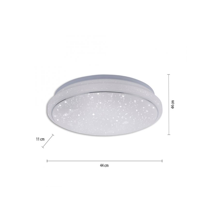 Leuchten Direkt 14743-16 - LEDRGB ljusreglerad taklampa  JUPI LED/28W/230V Tuya 2700-5000K + fjärrkontroll
