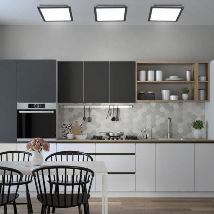 Leuchten Direkt 14754-18- LED ljusreglerad taklampa  FLAT LED/20W/230V 2700K-5000K + fjärrkontroll 