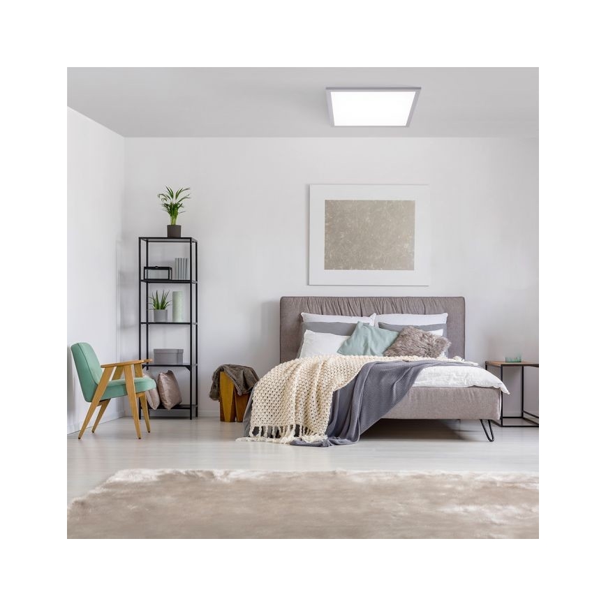 Leuchten Direkt 14754-21- LED ljusreglerad taklampa  FLAT LED/20W/230V 2700K-5000K + fjärrkontroll 