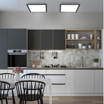 Leuchten Direkt 14755-18 - LED dimbar taklampa FLAT LED/28W/230V 2700-5000 + fjärrkontroll