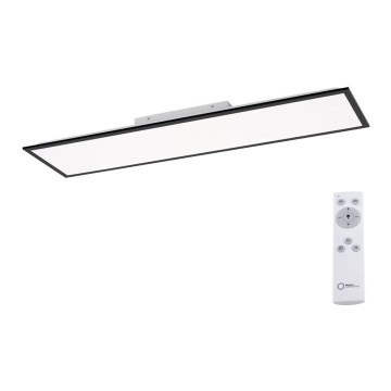 Leuchten Direkt 14757-18 - LED ljusreglerad fastsatt panel  FLAT LED/36W/230V 2700-5000K svart  + fjärrkontroll