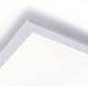 Leuchten Direkt 14757-21 - LED ljusreglerad fastsatt panel  FLAT LED/36W/230V 2700-5000K silver + fjärrkontroll
