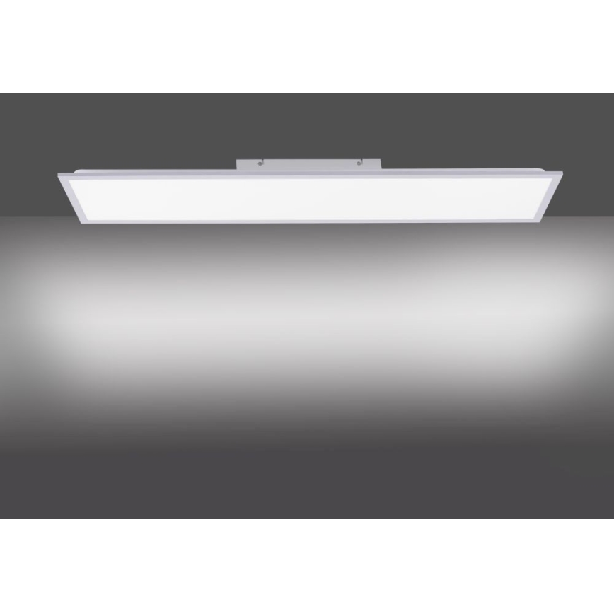 Leuchten Direkt 14757-21 - LED ljusreglerad fastsatt panel  FLAT LED/36W/230V 2700-5000K silver + fjärrkontroll