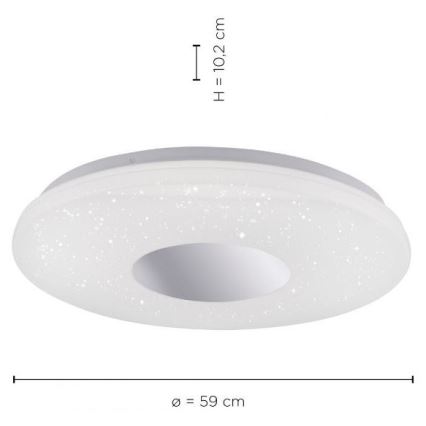Leuchten Direkt 14822-17 - LED badrumstakbelysning  med sensor  LAVINIA LED/40W/230V IP44