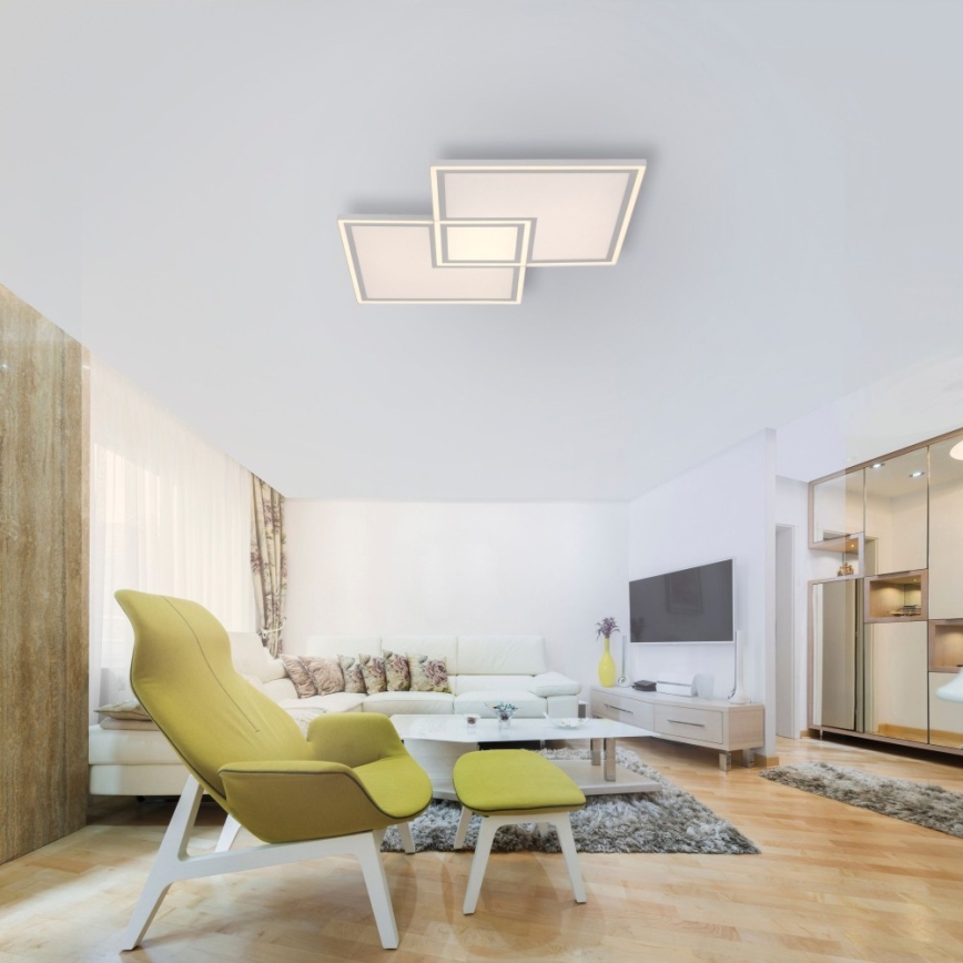 Leuchten Direkt 14855 - 16-LED Dimbar taklampa EDGING LED/51W/230V 2700-5000K + fjärrkontroll