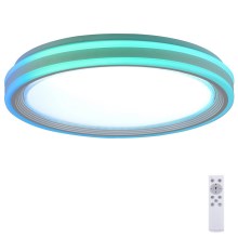 Leuchten Direkt 15154-16 - LED RGB Dimmable ceiling belysning EDGING LED/39W/230V