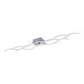 Leuchten Direkt 15167-55 - LED-ytmonterad taklampa WAWE 2xLED/12,5W/230V+LED/17W matt krom