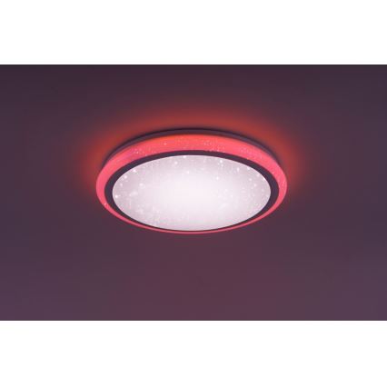 Leuchten Direkt 15220-16 - LEDRGB ljusreglerad taklampa  LUISA LED/28W/230V + fjärrkontroll 