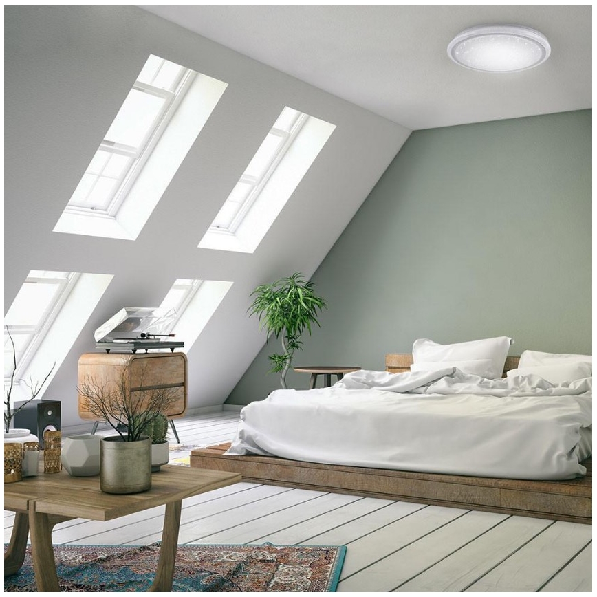 Leuchten Direkt 15230-16 - LEDRGB ljusreglerad taklampa  LUISA LED/42W/230V 3000-6400K + fjärrkontroll 