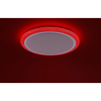 Leuchten Direkt 15230-16 - LEDRGB ljusreglerad taklampa  LUISA LED/42W/230V 3000-6400K + fjärrkontroll 