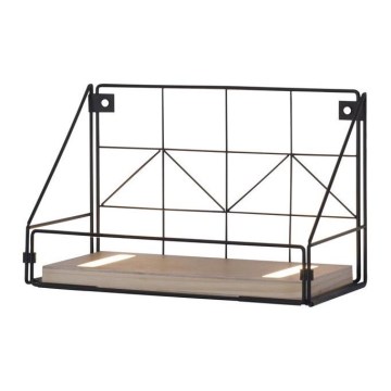 Leuchten Direkt 15276-18 - Shelf med LED-belysning BOARD 2xLED/1,75W/230V 30 cm eukalyptus