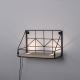 Leuchten Direkt 15276-18 - Shelf med LED-belysning BOARD 2xLED/1,75W/230V 30 cm eukalyptus