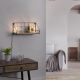 Leuchten Direkt 15277-18 - Shelf med LED-belysning BOARD 2xLED/1,75W/230V 45 cm eukalyptus