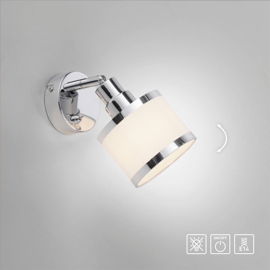 Leuchten Direkt 15371-17 - Väggspotlight ACCOR 1xE14/25W/230V