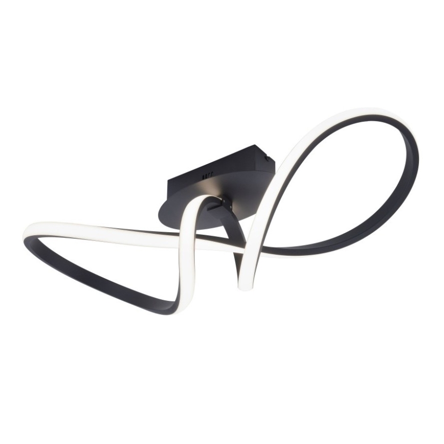 Leuchten Direkt 15403-18 - LED ljusreglerad fastsatt Ljuskrona  MARIA LED/16W/230V svart