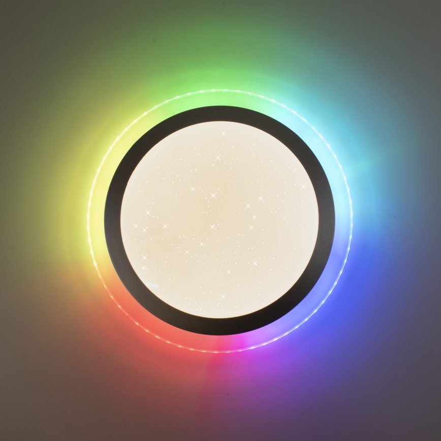 Leuchten Direkt 15411-21- LED RGB Dimbart takarmatur CYBA LED/26W/230V + fjärrkontroll