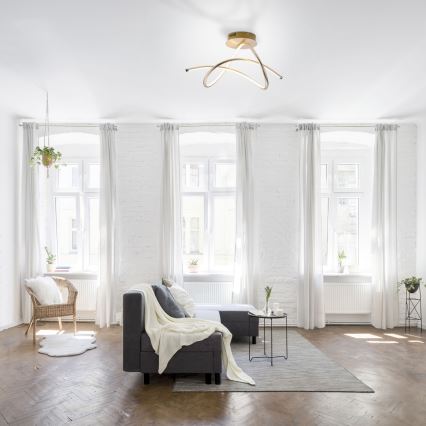 Leuchten Direkt 15441-12 - LED fäst ljuskrona VIOLETTA LED/26W/230V