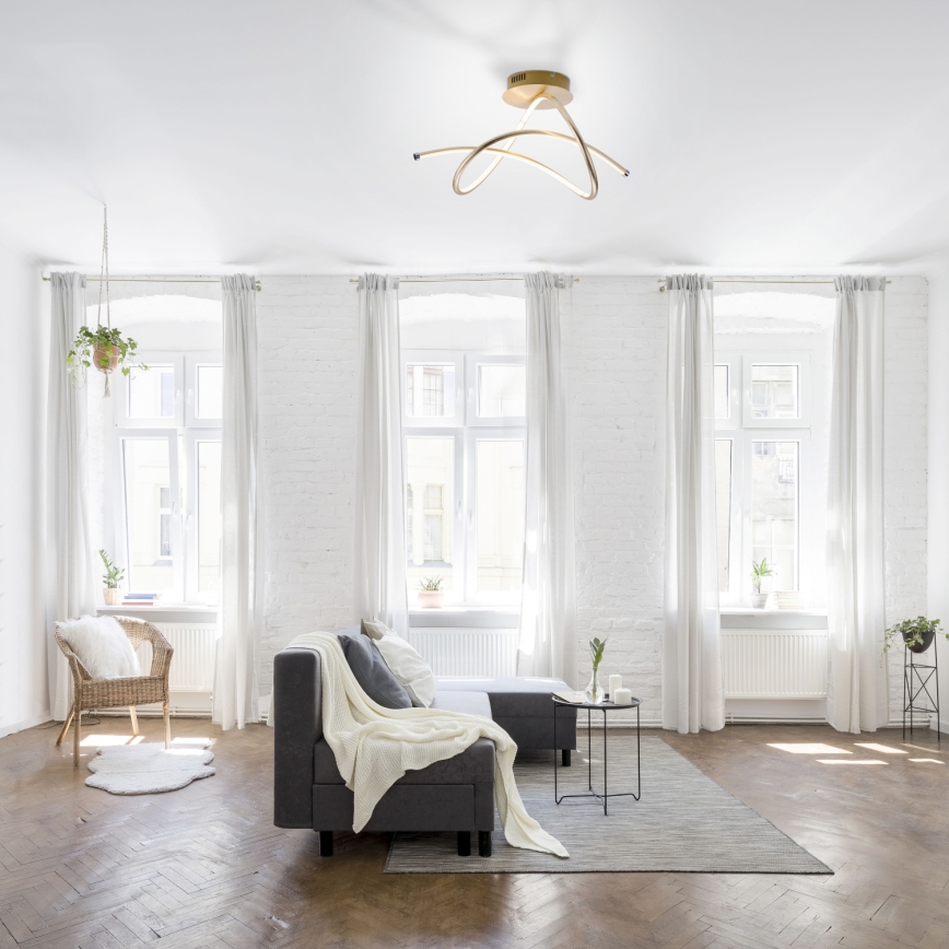 Leuchten Direkt 15441-12 - LED fäst ljuskrona VIOLETTA LED/26W/230V