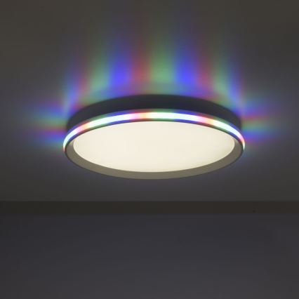 Leuchten Direkt 15555-16 - LED RGBW ljusreglerad taklampa  GALACTICA LED/28W/230V 2700-5000K + fjärrkontroll 