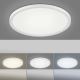 Leuchten Direkt 15571-16 - LED ljusreglerad taklampa  FLAT LED/23,5W/230V 2700-5000K + fjärrkontroll 