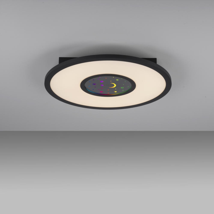 Leuchten Direkt 15572-18 - LED RGBW dimbar taklampa ASTRO LED/17,5W/230V 2700-5000K + fjärrkontroll