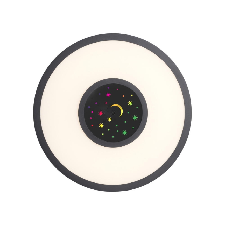 Leuchten Direkt 15572-18 - LED RGBW dimbar taklampa ASTRO LED/17,5W/230V 2700-5000K + fjärrkontroll