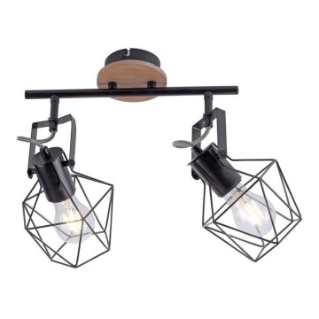 Leuchten Direkt 15672-78 - Spotlight JARO 2xE27/60W/230V