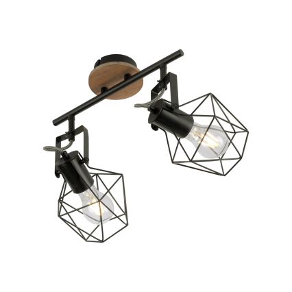 Leuchten Direkt 15672-78 - Spotlight JARO 2xE27/60W/230V