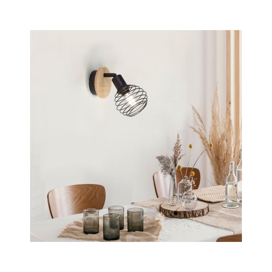 Leuchten Direkt 15921-79 - Väggspotlight EUGEN 1xE14/40W/230V ek