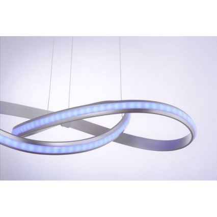 Leuchten Direkt 18432-55 - LED RGB dimbar taklampa MELINDA LED/28W/230V + fjärrkontroll