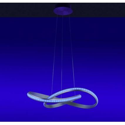 Leuchten Direkt 18432-55 - LED RGB dimbar taklampa MELINDA LED/28W/230V + fjärrkontroll