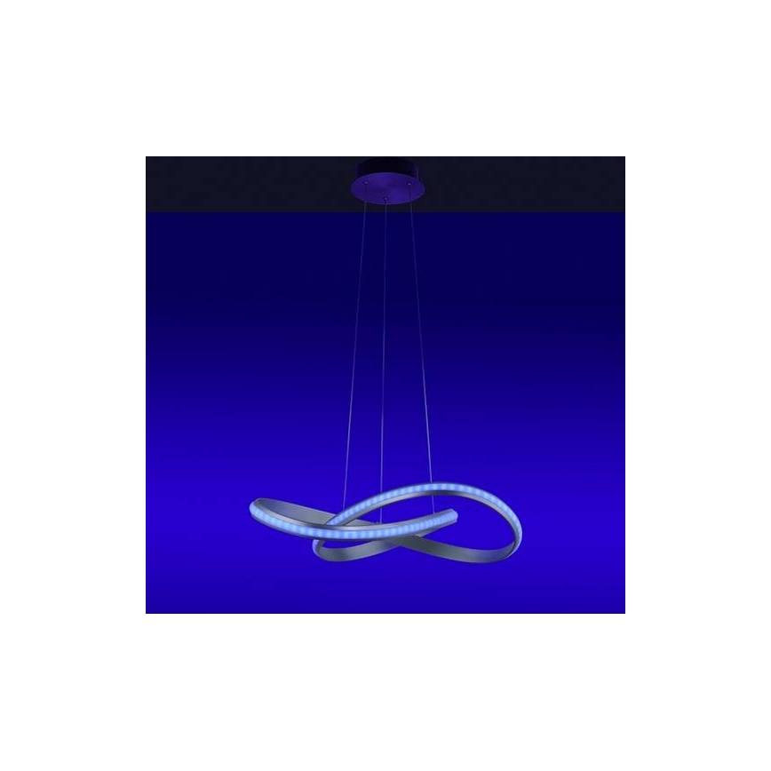 Leuchten Direkt 18432-55 - LED RGB dimbar taklampa MELINDA LED/28W/230V + fjärrkontroll