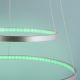 Leuchten Direkt 18460-55 - LED RGB Ljuskrona med snöre CIRCLE 1xLED/10W/230V+LED/30W