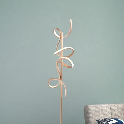 Leuchten Direkt 19031-60 - LED Ljusreglerad golvlampa CURLS LED/22W/230V