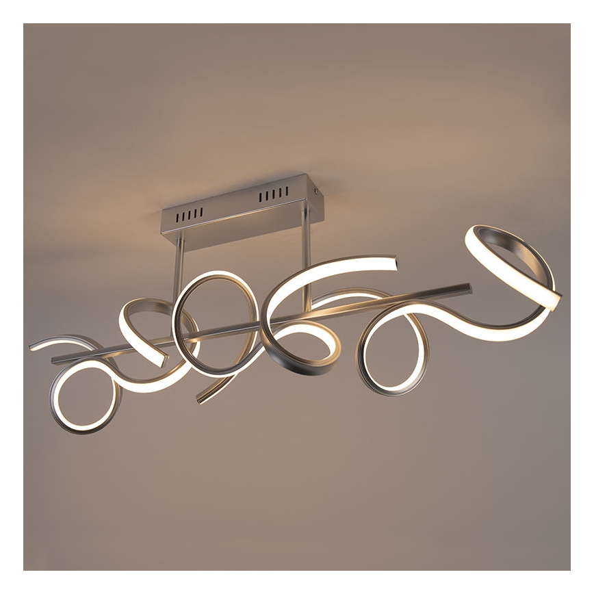 Leuchten Direkt 19032-21 - LED ljusreglerad fastsatt Ljuskrona  CURLS LED/25,8W/230V