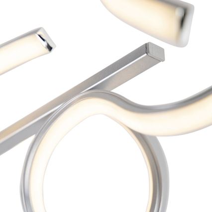 Leuchten Direkt 19032-21 - LED ljusreglerad fastsatt Ljuskrona  CURLS LED/25,8W/230V