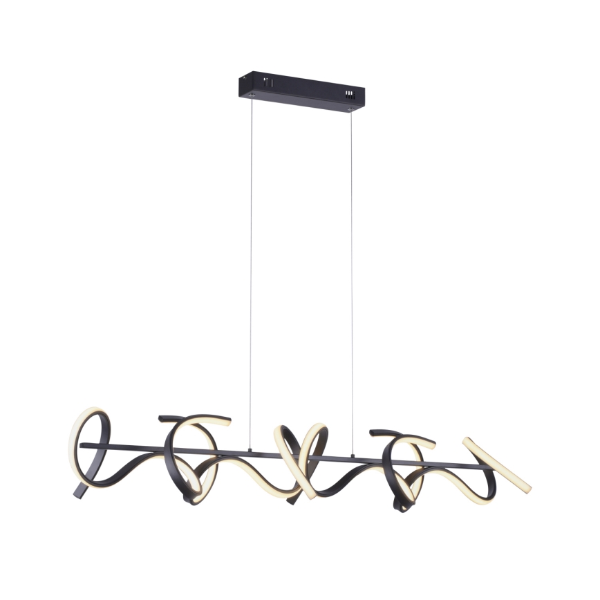 Leuchten Direkt 19033-18 - Dimbar LED-lampakrona med snöre CURLS 4xLED/10,2W/230V