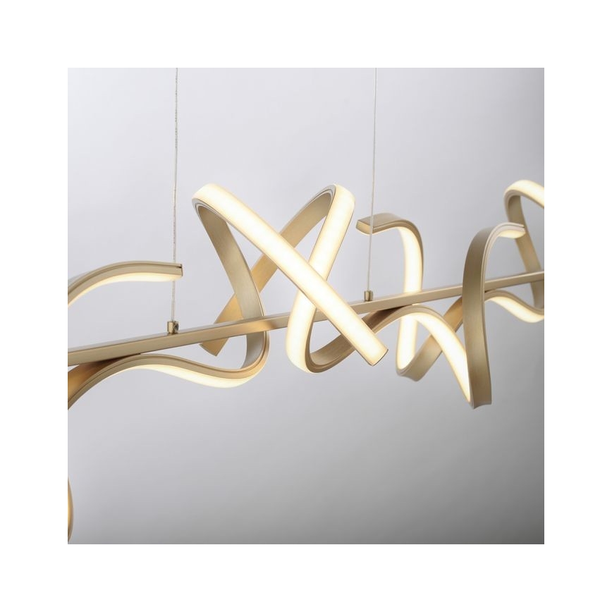 Leuchten Direkt 19033-60 - LED ljusreglerad ljuskrona på snöre CURLS LED/40,8W/230V