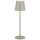 Leuchten Direkt 19250-40 - LED Utomhusdimbar uppladdningsbar bordslampa EURIA LED/3W/5V IP54 grå