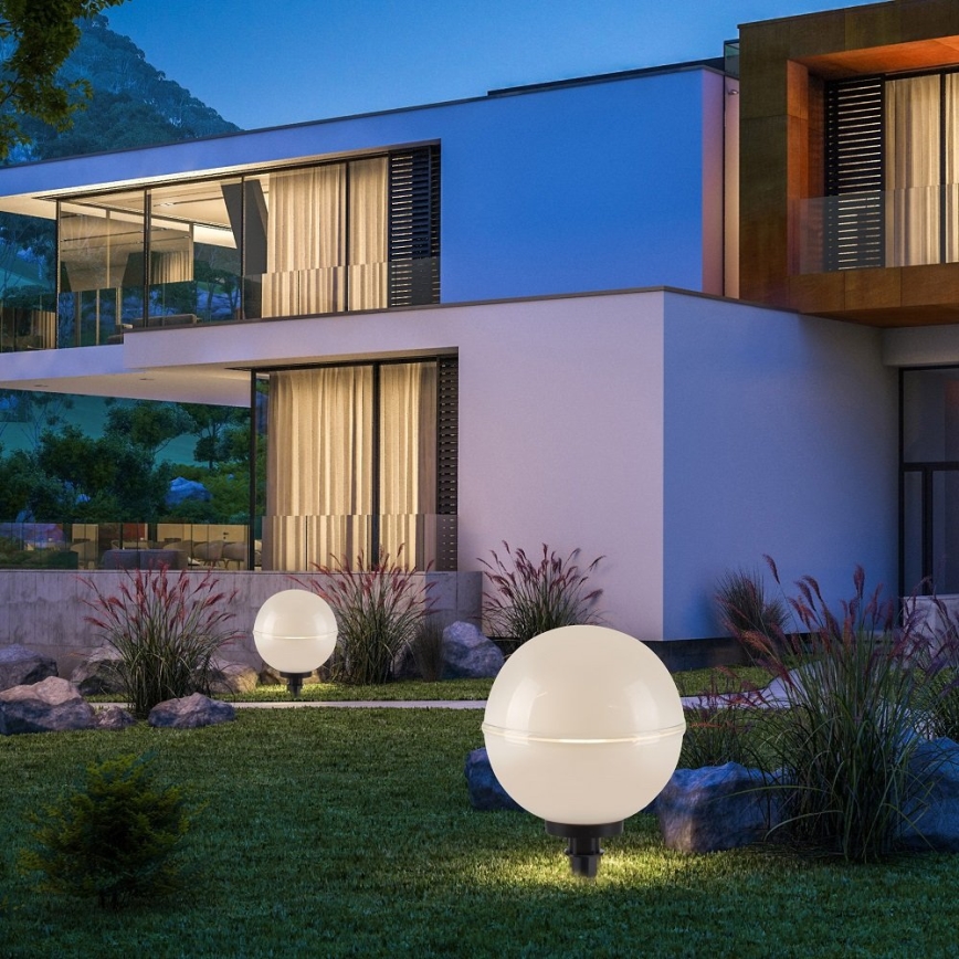 Leuchten Direkt 19324-16-2 - KIT 2x Utomhuslampa 1xE27/40W/230V diameter 40 cm IP44