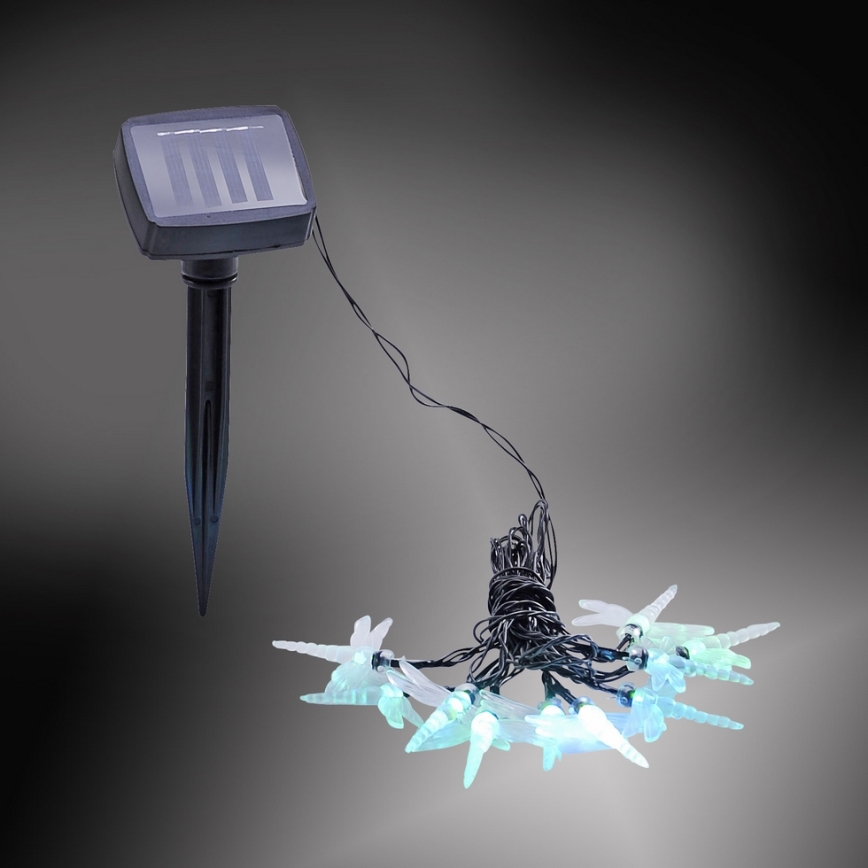 Leuchten Direkt 19936-70 - LED solcellsljusslinga SOLAR 10xLED/0,06W/1,2V 600 mAh IP44