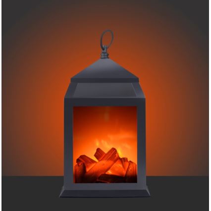 Leuchten Direkt 86220-18 - LED dekorativ lykta  CHIMNEY LED/0,6W/3xAAA