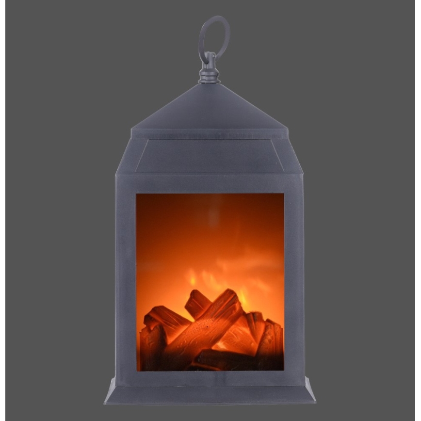 Leuchten Direkt 86220-18 - LED dekorativ lykta  CHIMNEY LED/0,6W/3xAAA