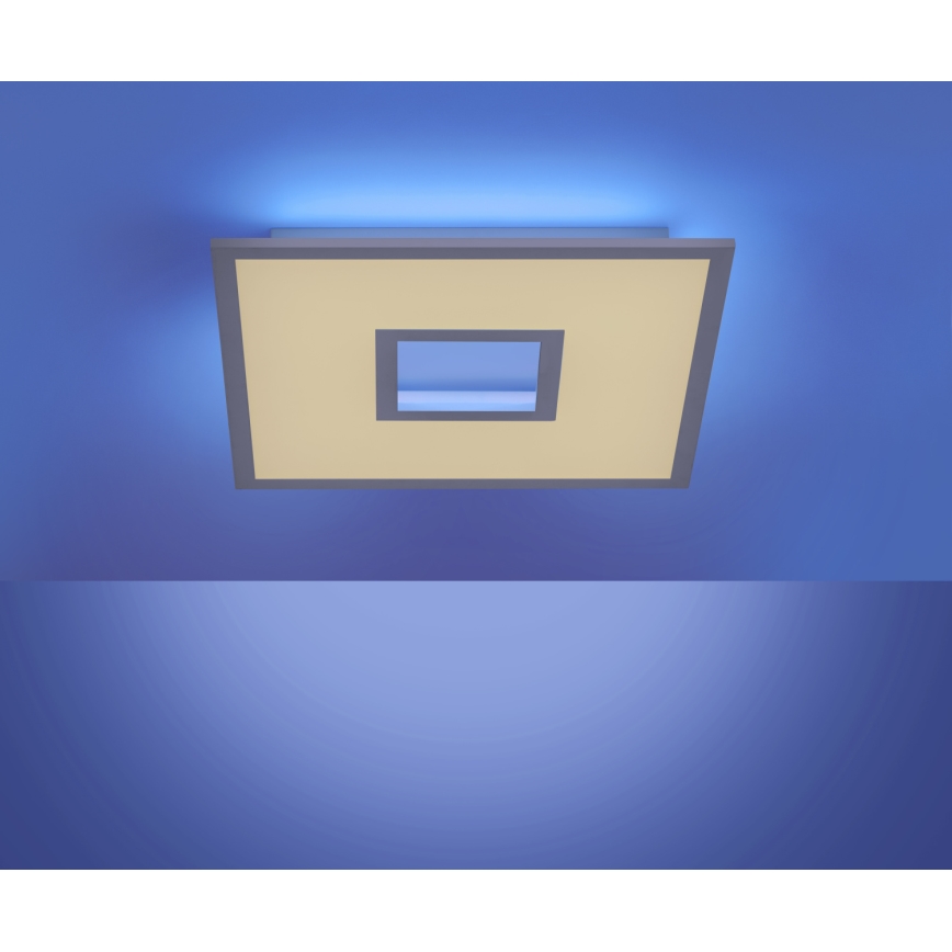 Leuchten Direkt 11645-16 - LED RGB dimbar taklampa RECESS LED/22,5W/230V + LED/5W + fjärrkontroll